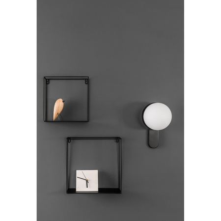 KUUL D czarna lampa ścienna / kinkiet z podwyższoną szczelnością IP44 (KLD120S0) - Ummo