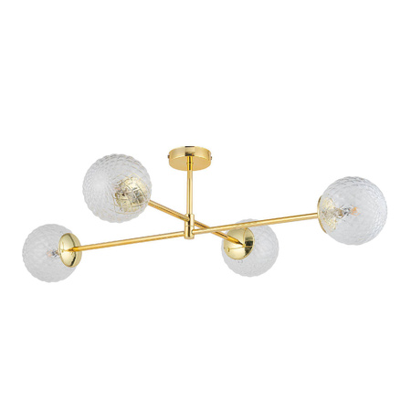 Lampa sufitowa CADIX złota 4 PŁ (4607) - TK Lighting
