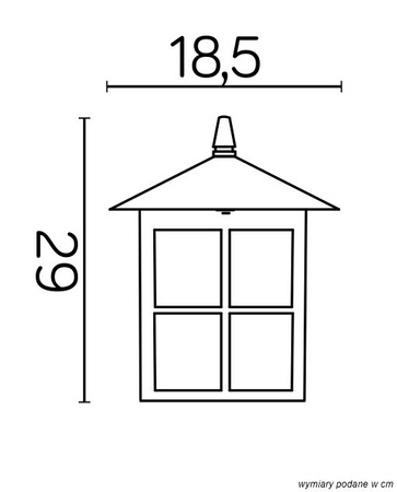 Głowica  klosz Wenecja (K 1018 KW) - SU-MA