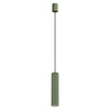 Lampa wisząca ze ściemniaczem Push Dimm/DALI2 IVAR 1 zielona oliwka LED 4000K (TH.628) - Thoro Lighting