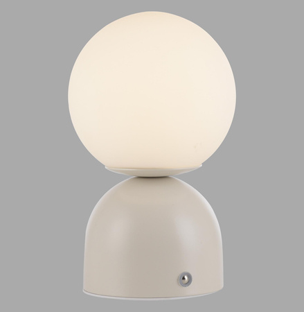 RUDI LAMPA STOŁOWA BEŻOWA (19218-39) - Paul Neuhaus