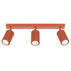 Plafon KARBON 3L ochra czerwona (SL.1638) - Sollux Lighting