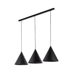 CONO BLACK LAMPA WISZĄCA 3 L LISTWA (10060) - TK Lighting