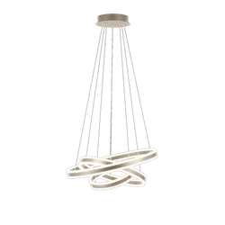 Lampa wisząca TONARELLA kolor szampański (39314) - EGLO