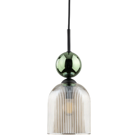 SOPHIA GREEN COGNAC LAMPA WISZĄCA 1XE14 (11146) - TK Lighting