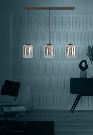 Lampa wisząca BULCIAGO czarna (390104) - EGLO