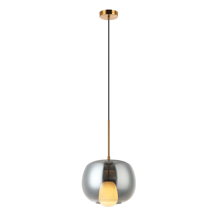 PENDANT LIGHT G9 SMOKE GLASS - GOLD MATT (22058 Zambelis) - Zambelis