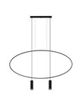Lampa wisząca HOLAR 2 czarna (TH.017CZ) - Thoro Lighting