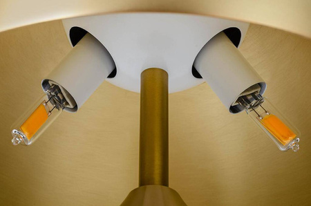 Lampa biurkowa FUNGO złota - mosiądz (MT20520-2-250T) - King Home