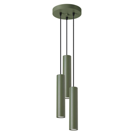 Lampa wisząca LAGOS 3P zielona oliwka (SL.1487) - Sollux Lighting