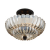 Półplafon Whitecap - 3 źródła światła - Kakaowy brąz (QZ-WHITECAP-SF-S) - Elstead Lighting