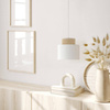 Lampa wisząca DUO WHITE JUTA (10078) - TK Lighting