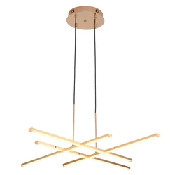 Lampa wisząca CRISS CROSS LED złota 78 cm (ST-MD240406-4 gold) - Step into Design