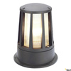 CONE, lampa podłogowa outdoor, A60 IP54, antracytowa, maks. 100W (230435) - SLV