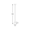 LAMPA WISZĄCA - CRYSTAL (P0076-01A-F4FZ) - Zuma Line