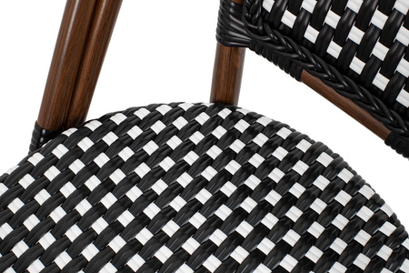 Krzesło ogrodowe CAFE PARIS brązowe       rattan (KH1501100219) - King Home