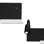 Lampa nocna z półką SHELF BLACK LED 4W+5W+2W (ML6344) - Milagro