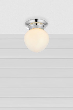 RONDA Ceiling 1L White/Chrome IP44 (109029) Markslojd