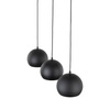 ZOE BLACK LAMPA WISZACA 3 S (10169) - TK Lighting