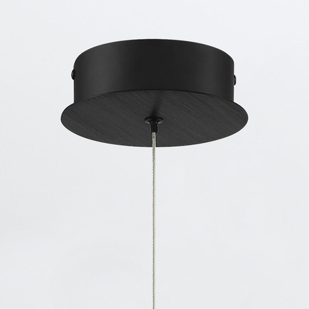 Lampa wisząca Barletta - 1 źródło światła - Matowa czerń (QN-BARLETTA-1P-BK) - Quintiesse