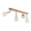 Lampa sufitowa SIMPLY WOOD 4 PŁ biała (4751) - TK Lighting