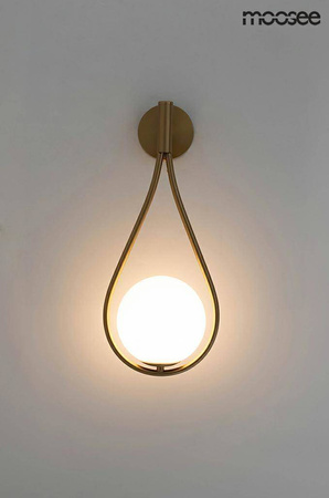 MOOSEE lampa ścienna ROMA złota (MSE010400204) - Moosee