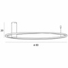 MAXLIGHT C0240 PLAFON QUEEN 80CM  BRUSHED GOLD 20W 3000K