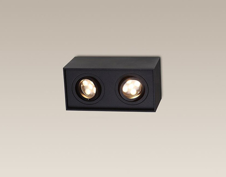 Plafon Basic Square II czarny (C0089) Max light