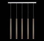 AKADI LAMPA WISZĄCA 5 PŁ. (white/gold) (8888) - Amplex