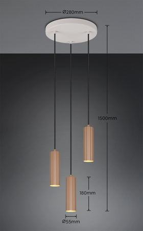 Kaskadowa lampa wisząca SOKA (367730365) - Trio