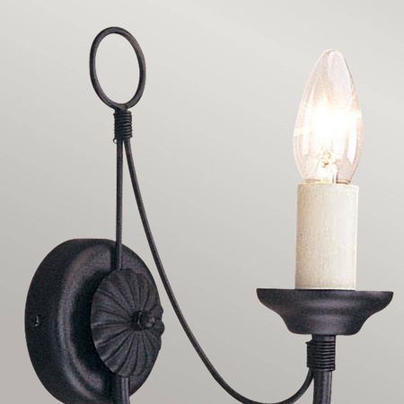 Kinkiet Carisbrooke (CB1-BLACK) - Elstead Lighting