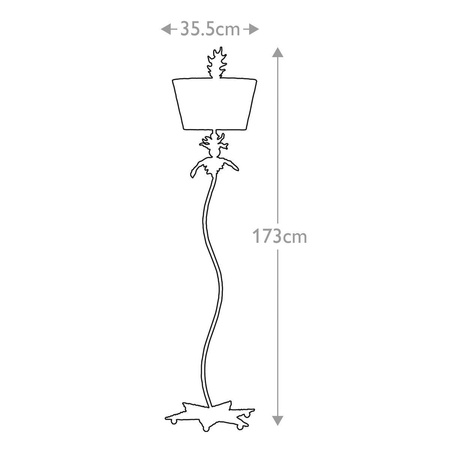 Lampa podłogowa South Beach (FB-SOUTHBEACH-FL) - Elstead Lighting