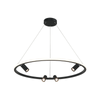 PENDANT LED LIGHT 39W + 4x5W 3000K ALUMINIUM -SILICON BLACK MATT (22013 Zambelis) - Zambelis