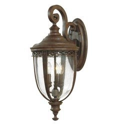 Lampa zewnętrzna, kinkiet ENGLISH BRIDLE kol. BRĄZOWY (FE/EB2/L BRB) - Feiss - Elstead Lighting