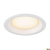 DOWNLIGHT V 150, lekko wpuszczana osłona biała (1007482) - SLV