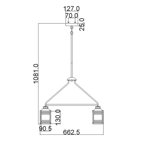 Żyrandol Ashland Bay (KL-ASHLANDBAY-5P) - Elstead Lighting