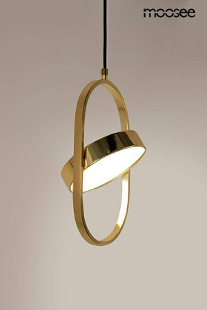 Designerska lampa wisząca do sypialni SPINNER 19 złota (MSE1501100469) - Moosee