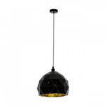Lampa wisząca ROCCAFORTE czarna (97841 - EGLO) - żyrandol