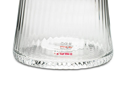 KARE komplet 4 szklanek RIFFLE 440ml      transparentny (53284) - Kare Design