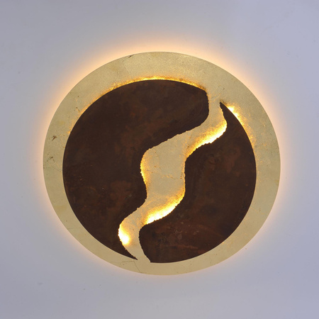 NEVIS LAMPA SUFITOWA RDZA/ZŁOTY (6983-48) - Paul Neuhaus