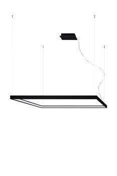Żyrandol NELYA L czarny LED 3000K (TH.154) - Thoro Lighting