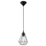 Lampa wisząca TARBES czarna Ø175 1xE27 (94187 - Eglo) - żyrandol