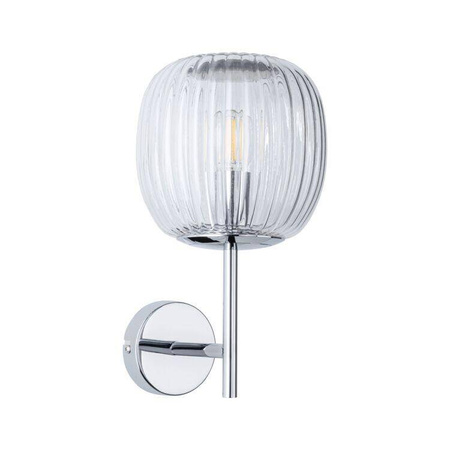 Kinkiet ścienny łazienkowy RUYA E14 max.20W IP44 230V chrom / szkło (PL71140) - PAULMANN