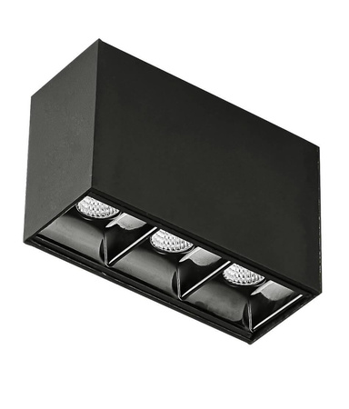 Reflektor Star Magnetic 3xLED czarny 4000K  (LP-556-1-MAG-BK) - Light Prestige