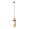 Lampa wisząca z bursztynowym kloszem Signature B Amber Glass MAXLIGHT P0602 