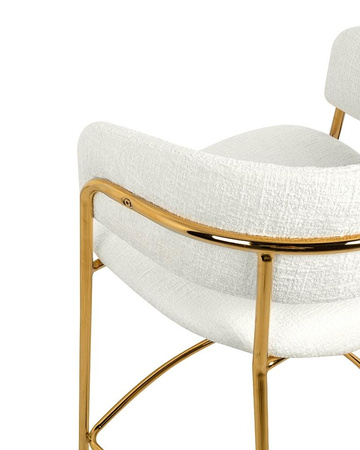 Krzesło barowe DELTA 65 białe (KH13011001220) - King Home