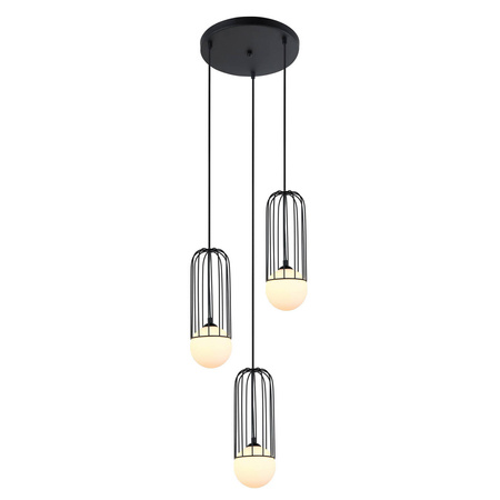 Lampa Wisząca Simon (MDM-3938/3 BK) - Italux