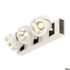 KALU, lampa ścienna i sufitowa, trzypunktowa, LED, 3000K, biała/czarna, 60° (1000132) - SLV