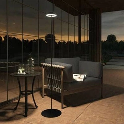 Bezprzewodowa oprawa podłogowa MROOM LED IP65 czarna (26580-M927-D9-TD-12) - Aqform