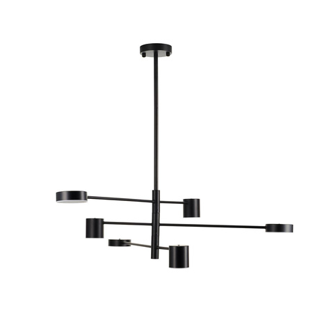 Lampa wisząca CLEX - 6P LED czarna (ST-8102P-6) - Step into Design